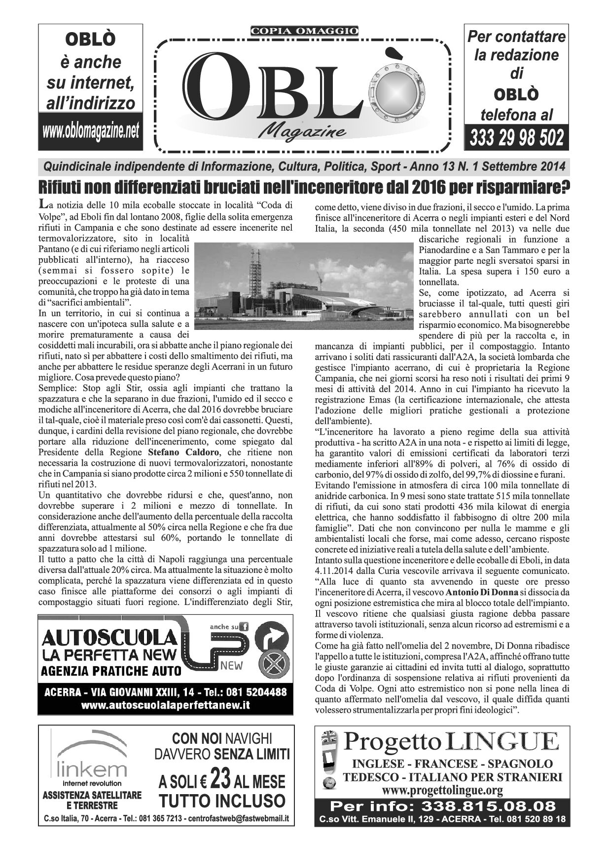 Edizione integrale del 05 novembre 2014