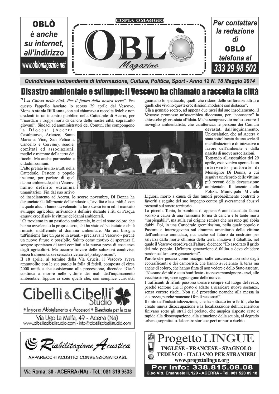 Edizione integrale del 13 maggio 2014