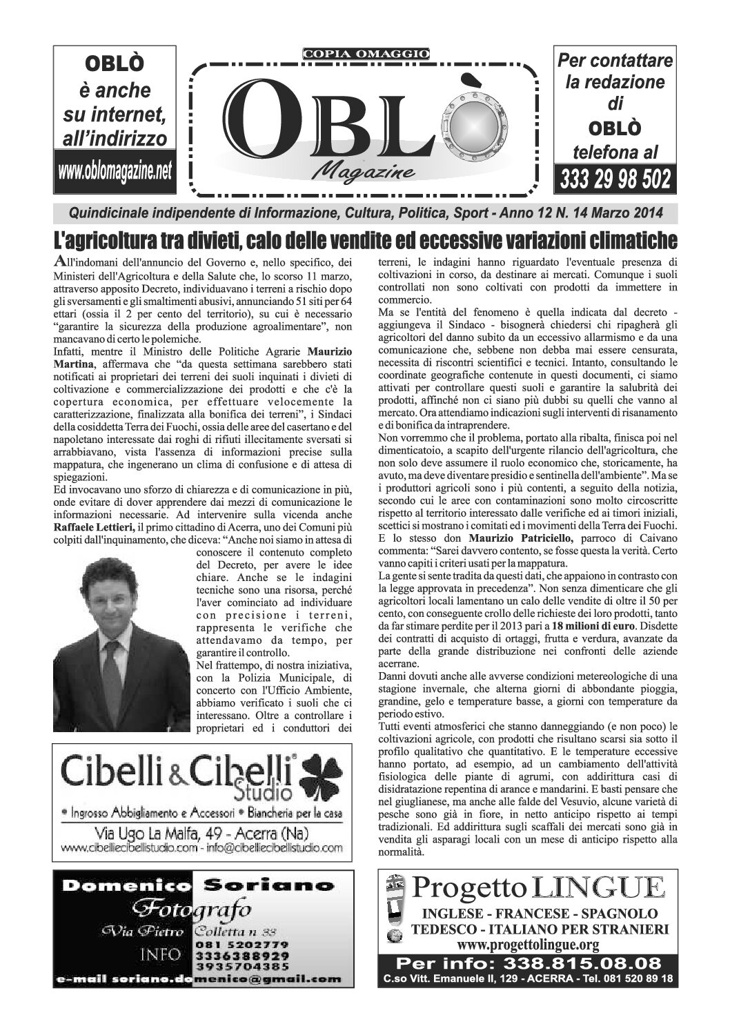 Edizione integrale del 18 marzo 2014