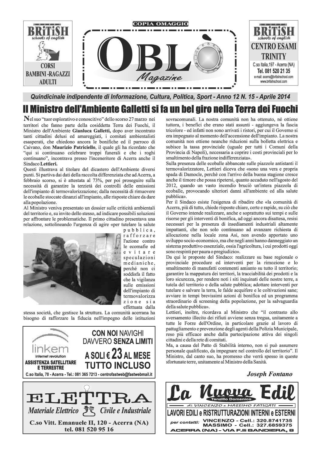 Edizione integrale del 01 aprile 2014