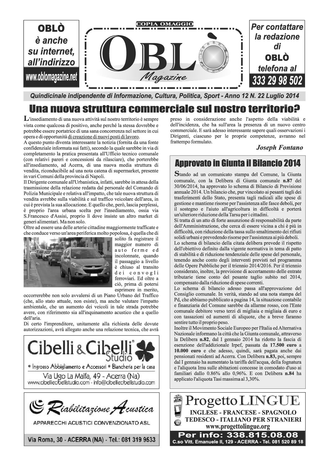 Edizione integrale del 08 luglio 2014