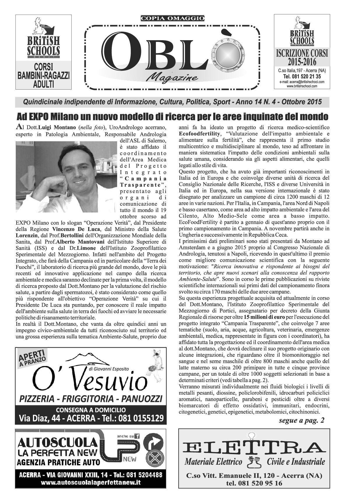 Edizione integrale del 21 ottobre 2015