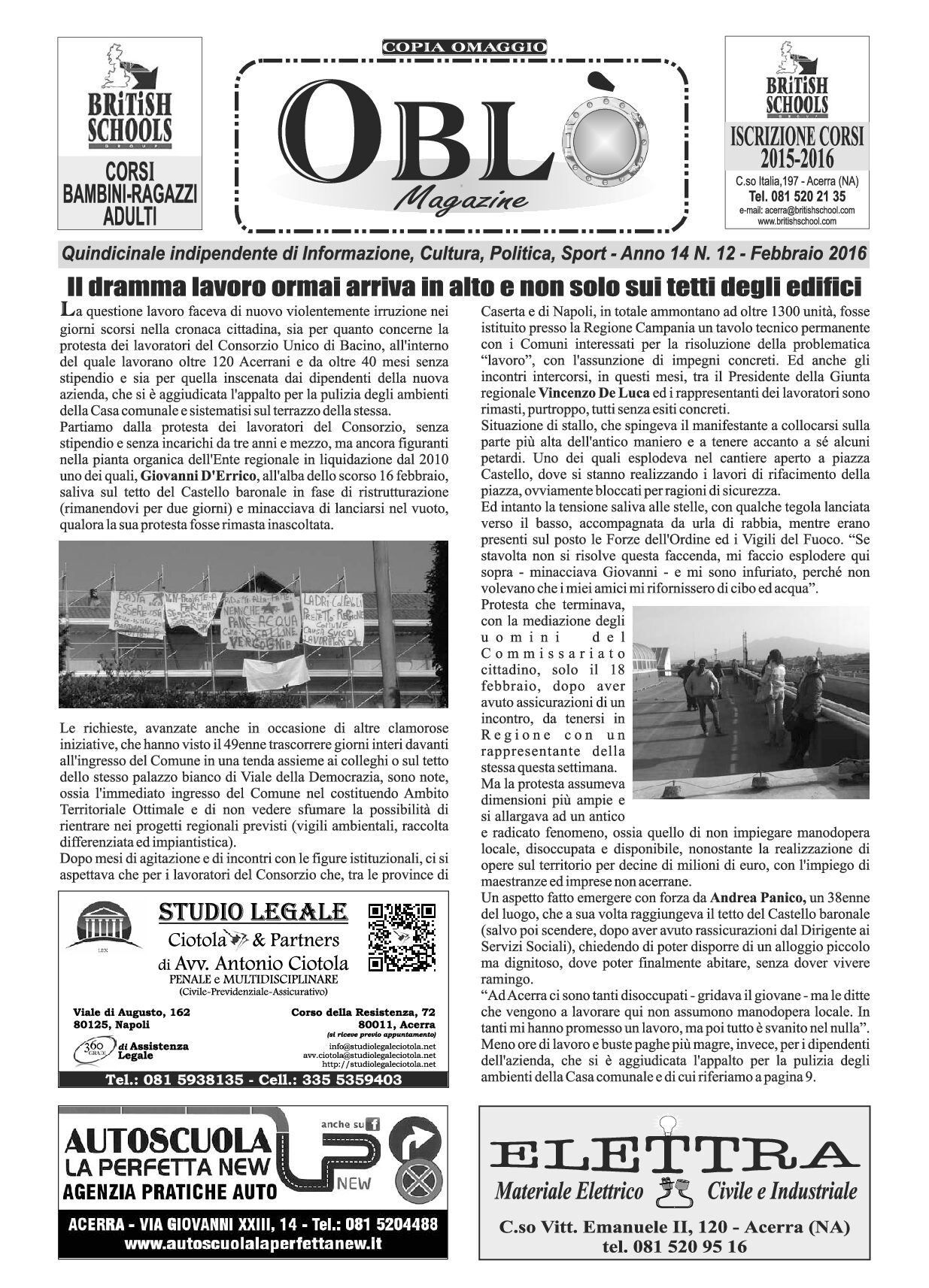 Edizione integrale del 24 febbraio 2016