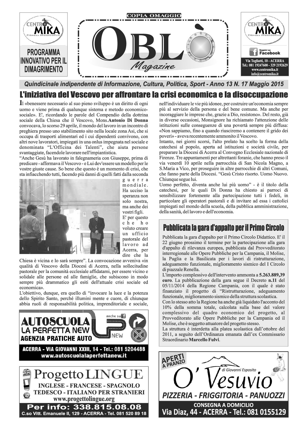 Edizione integrale 06 maggio 2015